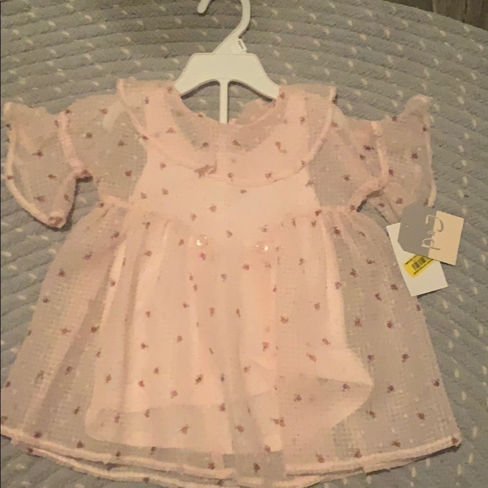 Mauve/ pink dress with floral